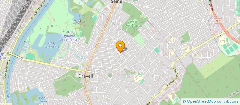 localisation de l'entreprise MADAME CHANTAL PIQUE à DRAVEIL