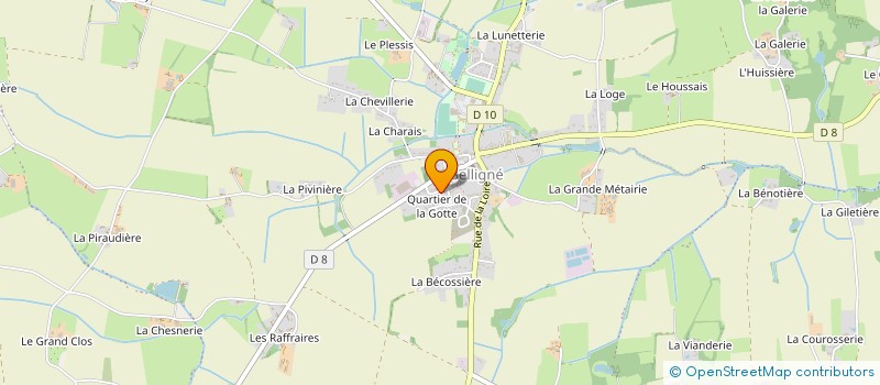 localisation de l'entreprise MADAME CHANTAL PITON à LOIREAUXENCE