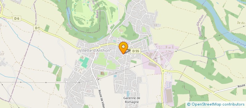 localisation de l'entreprise MADAME CHANTAL PLUMAIN  VILLETTE-D'ANTHON