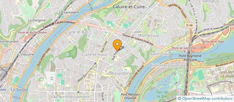 localisation de l'entreprise MADAME CHANTAL POCHON  CALUIRE-ET-CUIRE