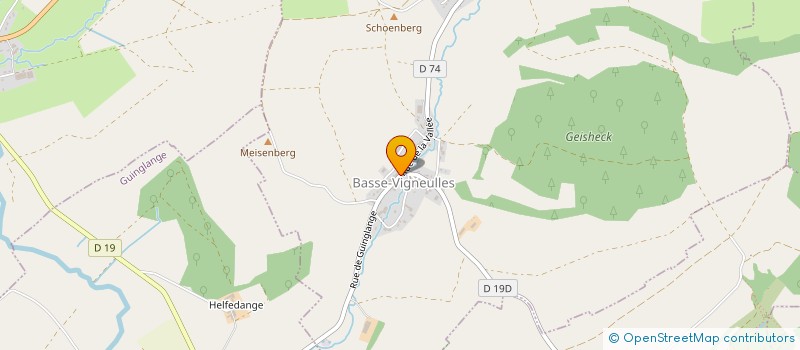 localisation de l'entreprise MADAME CHANTAL POINSIGNON  HAUTE-VIGNEULLES