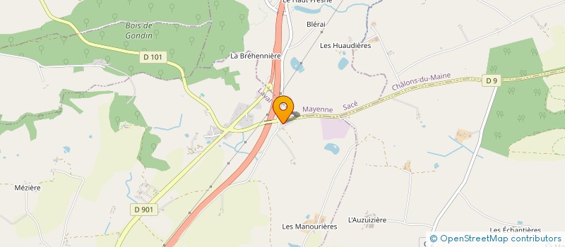 localisation de l'entreprise MADAME CHANTAL POTDEVIN  LOUVERNE