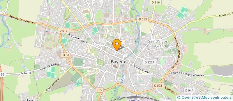 localisation de l'entreprise MADAME CHANTAL POTTIER à BAYEUX
