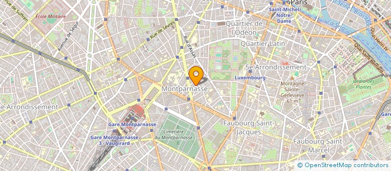 localisation de l'entreprise MADAME CHANTAL POUJOL à PARIS