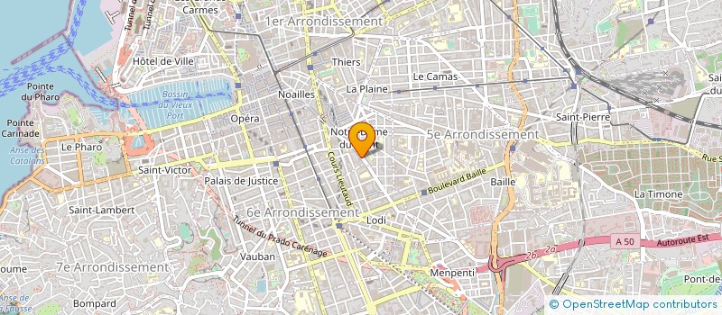 localisation de l'entreprise MADAME CHANTAL POULAIN à MARSEILLE