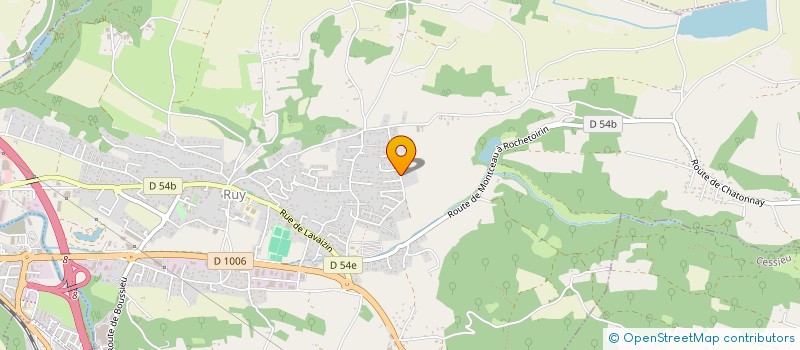 localisation de l'entreprise MADAME CHANTAL POULAT  RUY-MONTCEAU