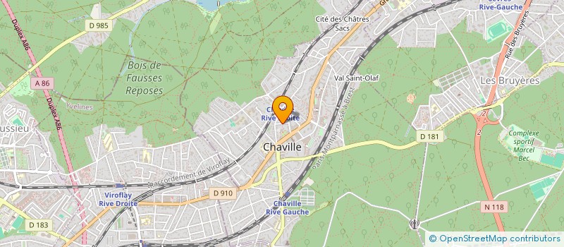 localisation de l'entreprise MADAME CHANTAL POURRAT à CHAVILLE