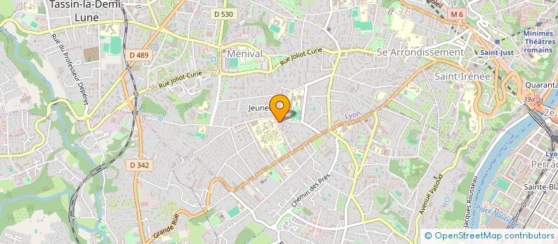 localisation de l'entreprise MADAME CHANTAL POUVADE  LYON