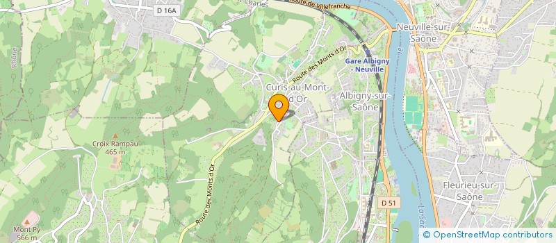 localisation de l'entreprise MADAME CHANTAL POYET  CURIS-AU-MONT-D'OR