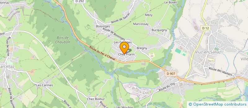 localisation de l'entreprise MADAME CHANTAL PRESSARD  VIUZ-EN-SALLAZ