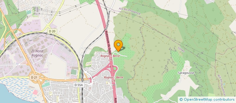 localisation de l'entreprise MADAME CHANTAL PREVOST  ROGNAC