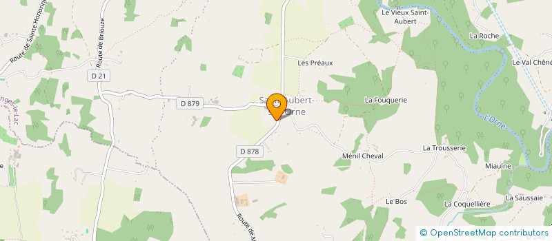 localisation de l'entreprise MADAME CHANTAL PRIGENT à PUTANGES-LE-LAC