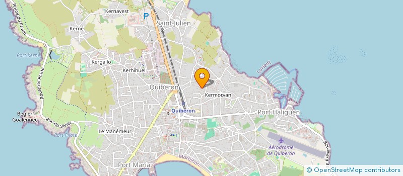 localisation de l'entreprise MADAME CHANTAL PROMMIER à QUIBERON