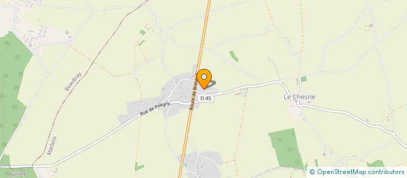 localisation de l'entreprise MADAME CHANTAL PROU  MESNILS-SUR-ITON