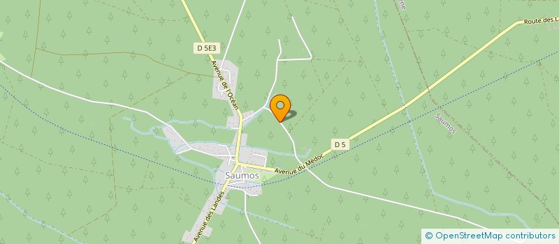 localisation de l'entreprise MADAME CHANTAL PROUVOYEUR-SEGUIN  SAUMOS