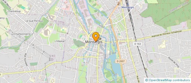 localisation de l'entreprise MADAME CHANTAL PRUNIER  MONTARGIS