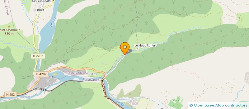 localisation de l'entreprise MADAME CHANTAL PRUNOTTO  CASTELLET-LES-SAUSSES