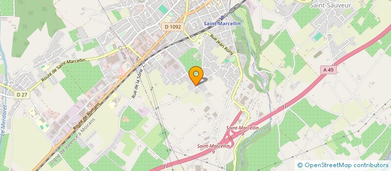 localisation de l'entreprise MADAME CHANTAL PUISSAT  SAINT-MARCELLIN