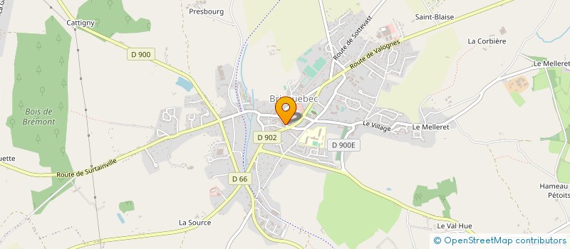 localisation de l'entreprise MADAME CHANTAL QUENAULT à BRICQUEBEC-EN-COTENTIN