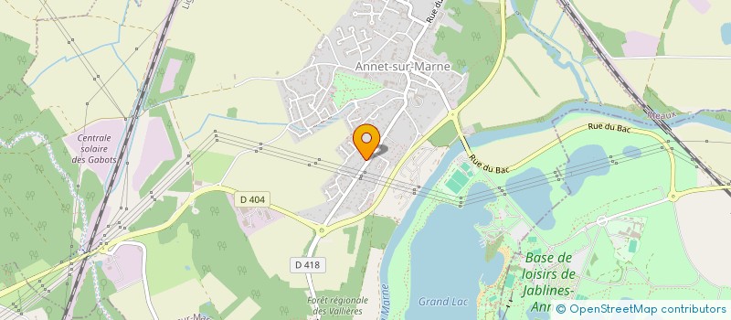 localisation de l'entreprise MADAME CHANTAL QUENTIN  ANNET-SUR-MARNE