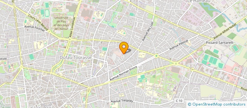 localisation de l'entreprise MADAME CHANTAL QUIRANTE à PAU