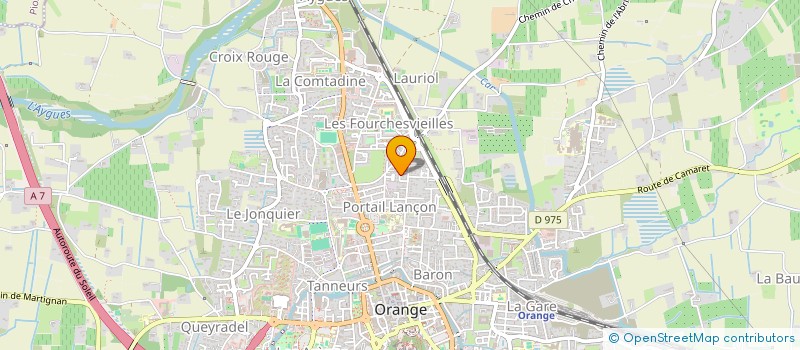 localisation de l'entreprise MADAME CHANTAL RACHET à ORANGE