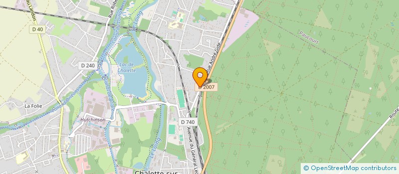 localisation de l'entreprise MADAME CHANTAL RAGOT  CHALETTE-SUR-LOING