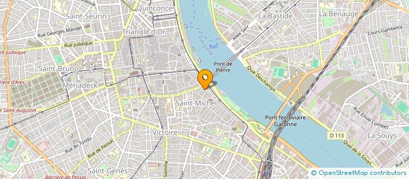 localisation de l'entreprise MADAME CHANTAL RAGUET  BORDEAUX