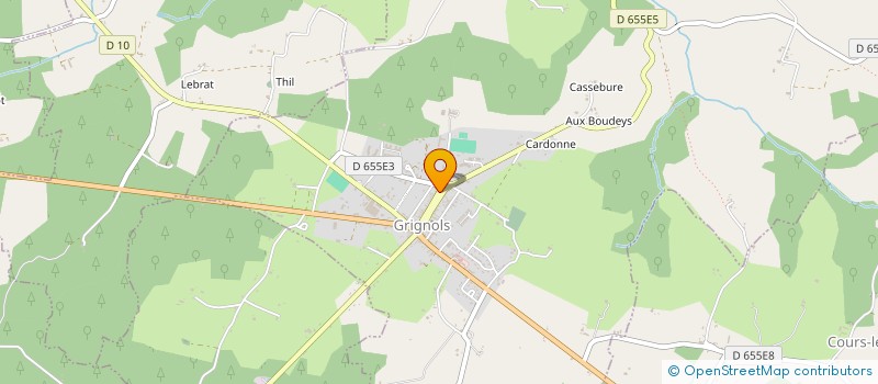 localisation de l'entreprise MADAME CHANTAL RAMI  GRIGNOLS