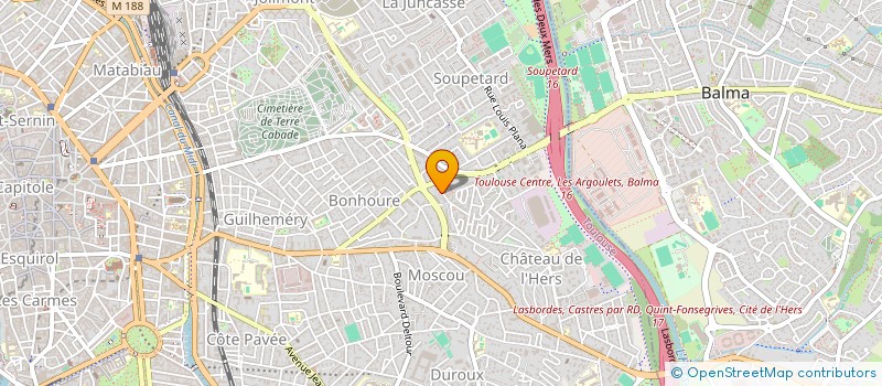 localisation de l'entreprise MADAME CHANTAL RAMONICH  TOULOUSE