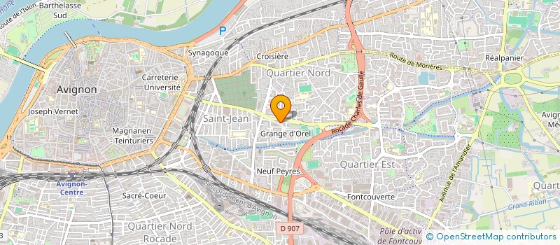 localisation de l'entreprise MADAME CHANTAL RAPHANEL  AVIGNON