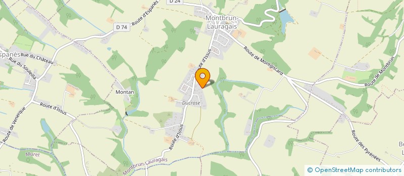 localisation de l'entreprise MADAME CHANTAL RAPHANEL  MONTBRUN LAURAGAIS