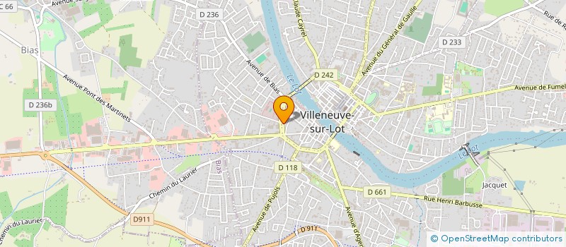 localisation de l'entreprise MADAME CHANTAL RATTIER  VILLENEUVE-SUR-LOT