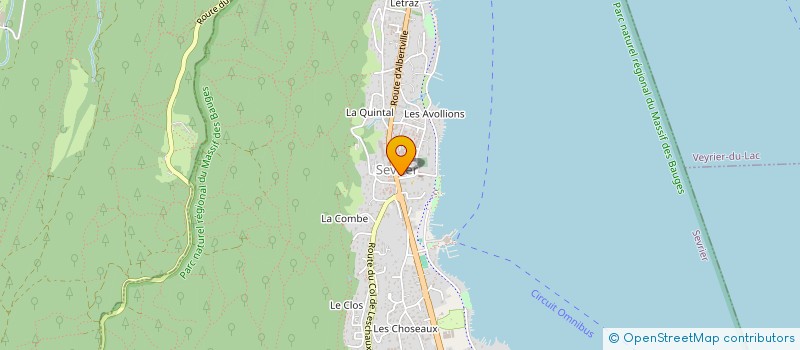 localisation de l'entreprise MADAME CHANTAL RAULT  SEVRIER