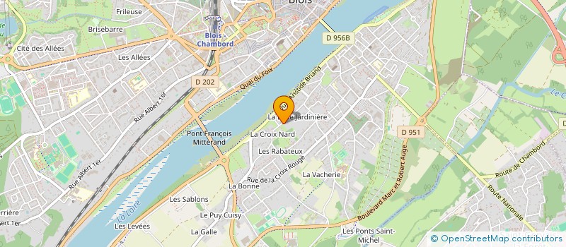 localisation de l'entreprise MADAME CHANTAL REBOUT  BLOIS