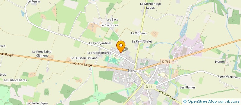 localisation de l'entreprise MADAME CHANTAL REIGNIER  NOYANT-VILLAGES