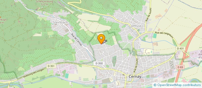 localisation de l'entreprise MADAME CHANTAL REMY  CERNAY