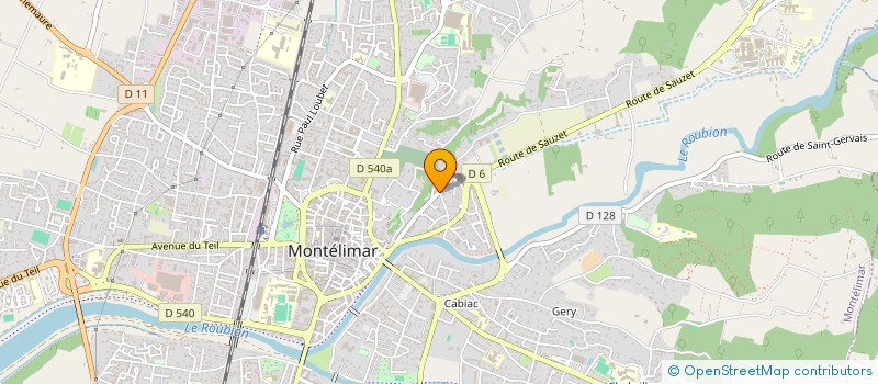 localisation de l'entreprise MADAME CHANTAL RENAUD  MONTELIMAR