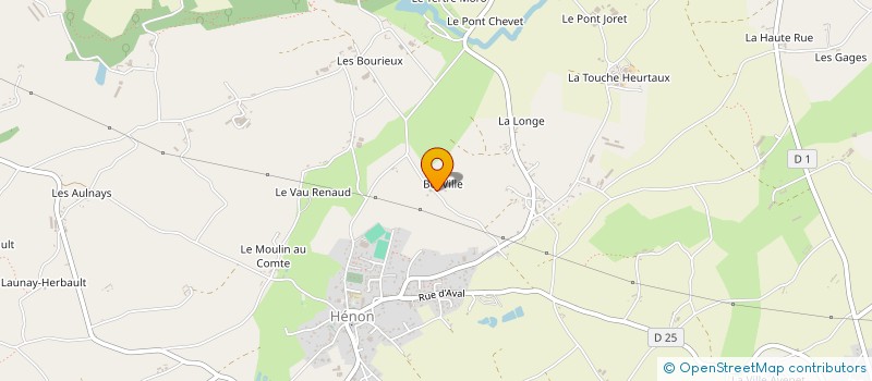localisation de l'entreprise MADAME CHANTAL RENAULT à HENON
