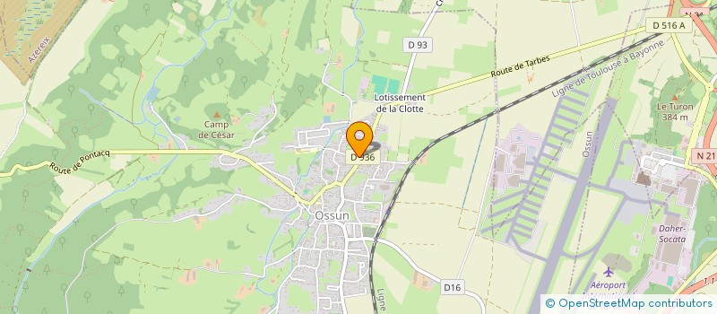 localisation de l'entreprise MADAME CHANTAL RESCAT  OSSUN