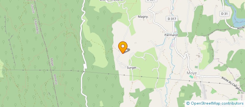 localisation de l'entreprise MADAME CHANTAL REY  MOYE