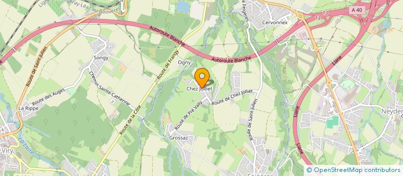 localisation de l'entreprise MADAME CHANTAL REY  FEIGERES