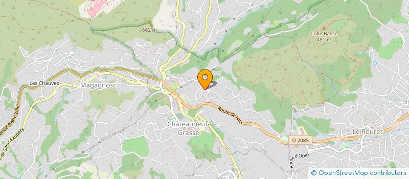 localisation de l'entreprise MADAME CHANTAL REYNAUD  CHATEAUNEUF-GRASSE