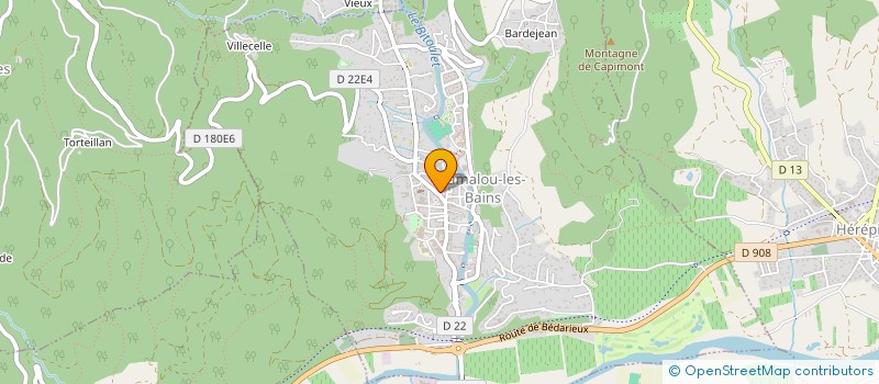 localisation de l'entreprise MADAME CHANTAL RIAC  LAMALOU-LES-BAINS