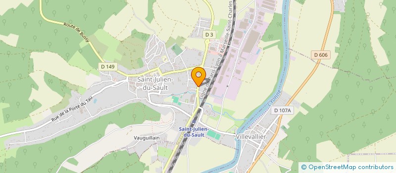 localisation de l'entreprise MADAME CHANTAL RIANCHO  SAINT-JULIEN-DU-SAULT