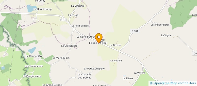 localisation de l'entreprise MADAME CHANTAL RIANT à PERVENCHERES