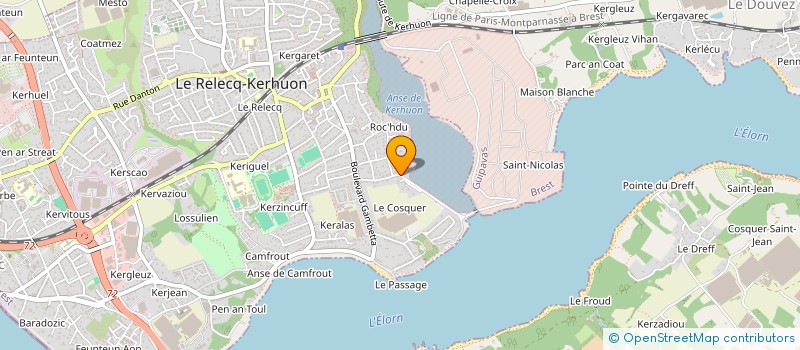 localisation de l'entreprise MADAME CHANTAL RIBAULT à LE RELECQ-KERHUON