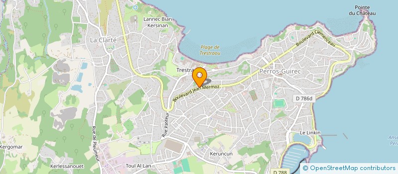 localisation de l'entreprise MADAME CHANTAL RIBOT à PERROS-GUIREC
