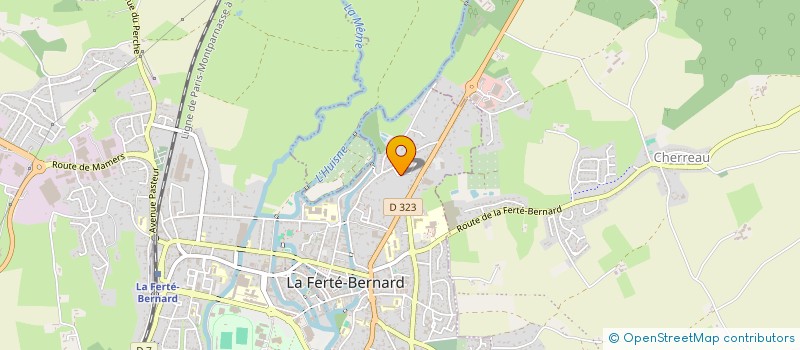 localisation de l'entreprise MADAME CHANTAL RICHARD  LA FERTE-BERNARD