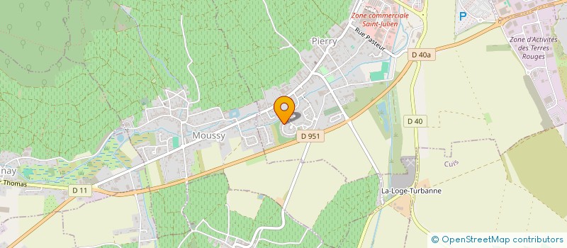 localisation de l'entreprise MADAME CHANTAL RICHARD  PIERRY